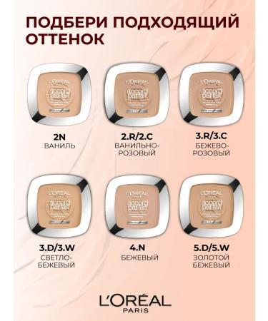 L'OREAL PARIS Face powder Accord Parfait tone 2n - Buy Online on GoSupps.com