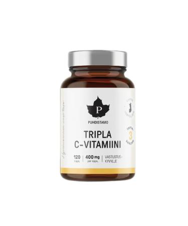 Puhdistamo Triple vitamin C Tripla C-Vitamiini 120 K