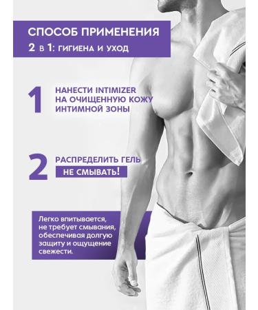 INTIMIZER Gel-caring for intimate hygiene Forte for men 250 ml - Buy Online on GoSupps.com