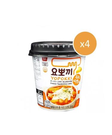 YOPOKKI Rice sticks tockkeys Korean cheese 4 pcs