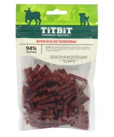 Titbit Veal cartoon 70 g 1 pc dog treats for dogs
