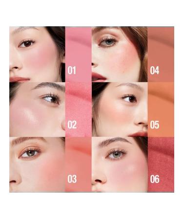 OTWOO O.TWO.O Set: Liquid blush shade 03 (Coral-Peach) 10.5g. + FREE SPONGE. - Buy Online on GoSupps.com
