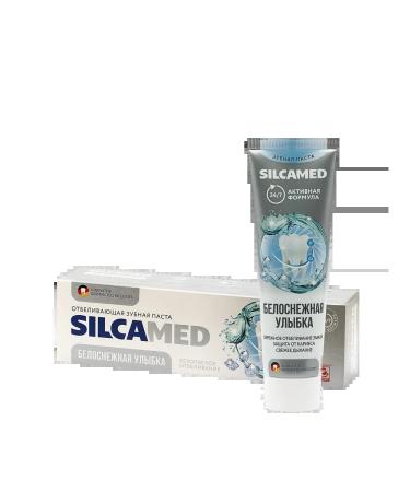 SILCAMED Snow -white smile toothpaste 110 g - Buy Online on GoSupps.com