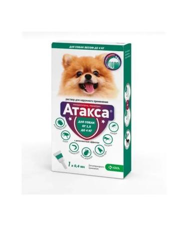 KRKA Attacks for dogs up to 4 kg 0.4ml