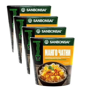 SAN BONSAI Rice noodles in aromatic sauce 123g 4pcs