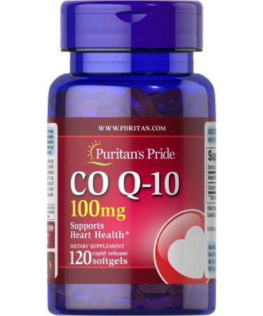 Puritan's Pride Coenzyme Q10 CO Q-10 120 capsules - Buy Online on GoSupps.com