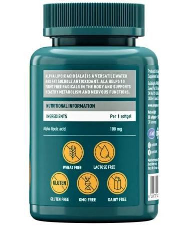 UESUPPS Alpha-lipoic acid ultra Energy caps. No. 30 - Buy Online on GoSupps.com