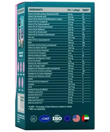 UESUPPS Beauty Vumen Multivitamin Ultra Energy caps. No. 60 - Buy Online on GoSupps.com