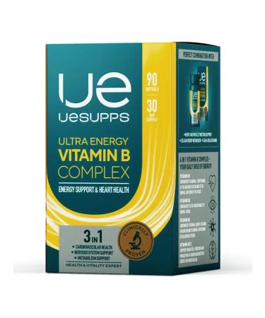 UESUPPS Vitamin B complex Ultra Energy caps. No. 90 - Buy Online on GoSupps.com