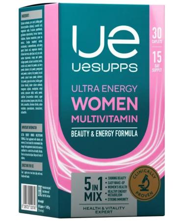 UESUPPS Wumen Multivitamin Formula Ultra Energy Tab. No. 30 - Buy Online on GoSupps.com