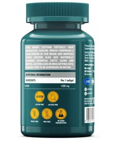 UESUPPS Lecitin ultra Energy caps. No. 60 - Buy Online on GoSupps.com