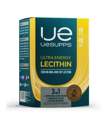 UESUPPS Lecitin ultra Energy caps. No. 90 - Buy Online on GoSupps.com