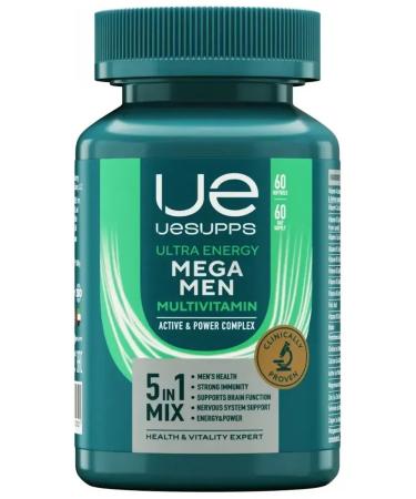 UESUPPS Mega Multivitamin Ultra Energy caps x60