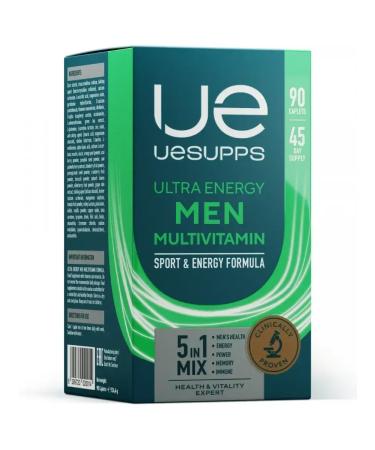 UESUPPS Multivitamin Formula Ultra Energy Tab. No. 90 - Buy Online on GoSupps.com