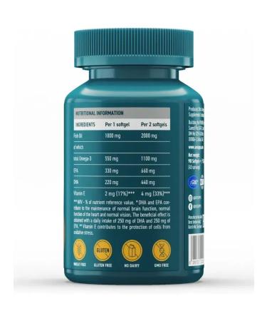 UESUPPS Premium Omega-3 Ultra Energy caps. No. 90 - Buy Online on GoSupps.com