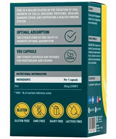 UESUPPS Zinc ultra Energy caps. No. 60 - Buy Online on GoSupps.com