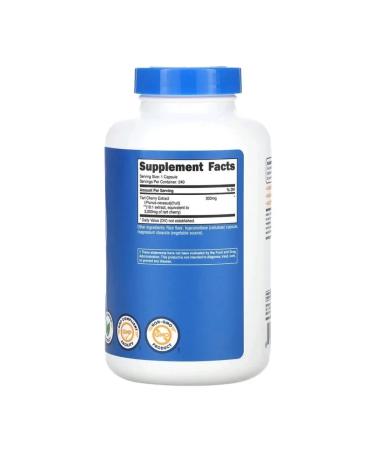 Nutricost Cherry 3000 mg 240 capsules - Buy Online on GoSupps.com