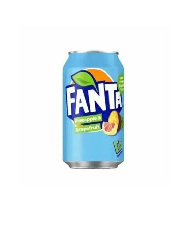 Fanta Carbonated drink pineapple and grapefruit 3 pcs x 330 ml - Buy Online on GoSupps.com