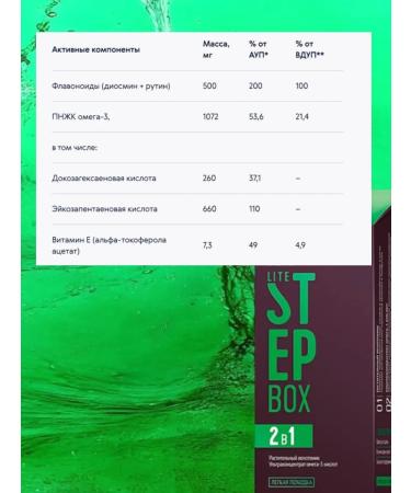 Siberian immunity STEP BOX Vitamins from varicose veins - Buy Online on GoSupps.com