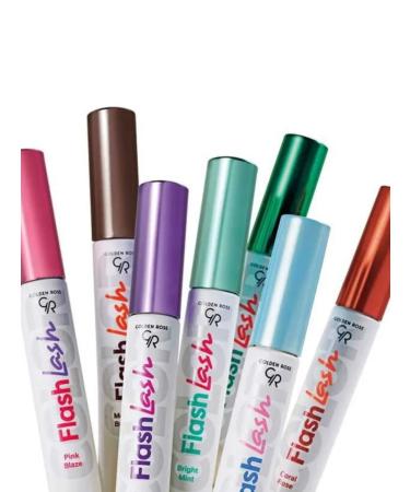 Golden Rose Waterproof colored bright mascara Mascara Flash Lash Color 06 - Buy Online on GoSupps.com