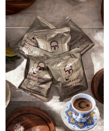KURUKAHVECI MEHMET EFENDI Turkish Coffee Mehmet Efendi ground 100 g x 5 pcs - Buy Online on GoSupps.com
