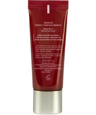 MISSHA Tonal BB cream perfect coating SPF 42 tone 19 20 ml - Buy Online on GoSupps.com
