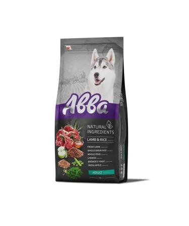 ABBA Natural Ingredients dog food with lamb and rice 12 kg