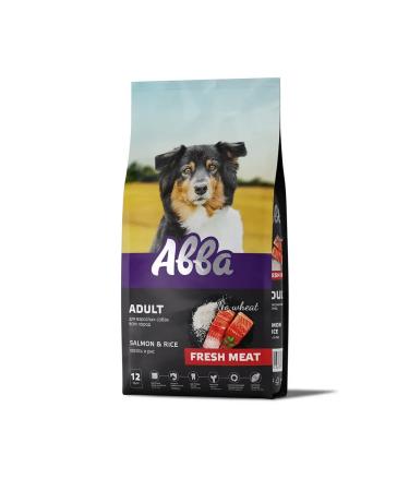 ABBA Fresh Meat dog food with salmon and rice 12 kg