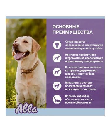 ABBA Natural Ingredients Adult Dog Food with Chicken 12 kg - Buy Online on GoSupps.com