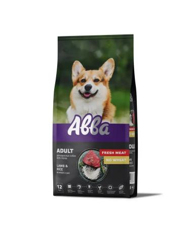 ABBA Fresh Meat dog food with lamb and rice 12 kg