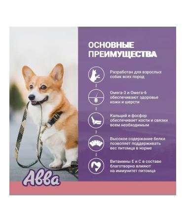 ABBA Fresh Meat dog food with lamb and rice 12 kg - Buy Online on GoSupps.com