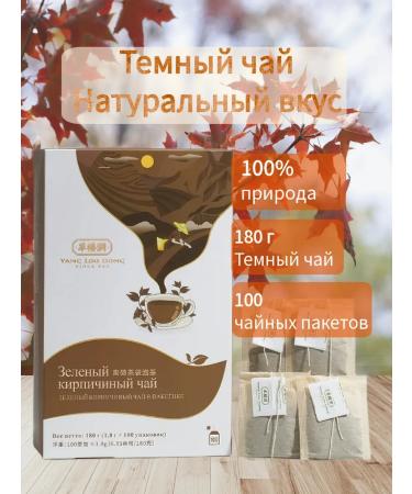 YANGLOUDONGSINCE682 Brick tea in bags (100 pcs) - Enzymation of 180 g