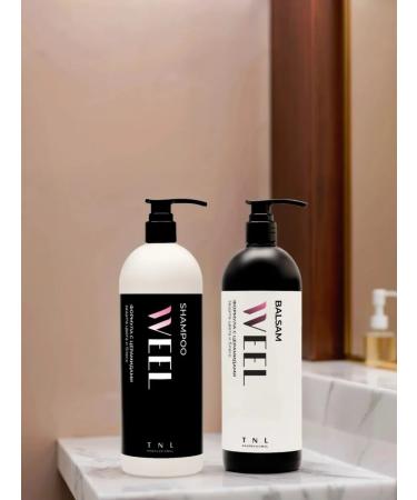 TNL PROFESSIONAL Set of shampoo and Balm Weel TNL color protection 2000 ml - Buy Online on GoSupps.com