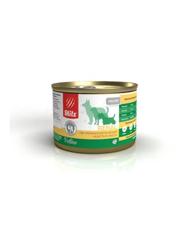 BLITZ Wet feed for dogs with renal failure 200GX12Sh - Buy Online on GoSupps.com