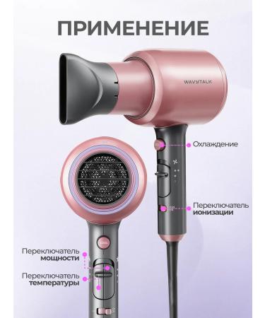 wavytalk Feng for a professional hair with ionization and nozzles - Buy Online on GoSupps.com