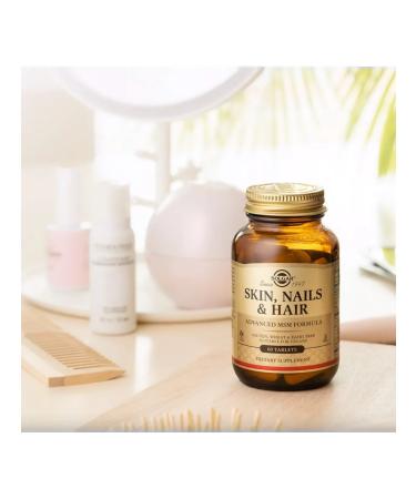 SOLGAR for nail skin and hair tablets weighing 1397 mg 60 pcs - Buy Online on GoSupps.com