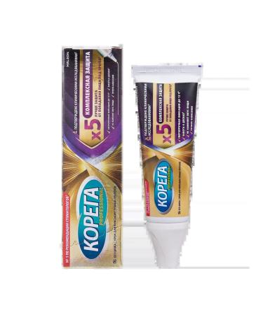 Korega cream for fixing dentures Complex protection ...