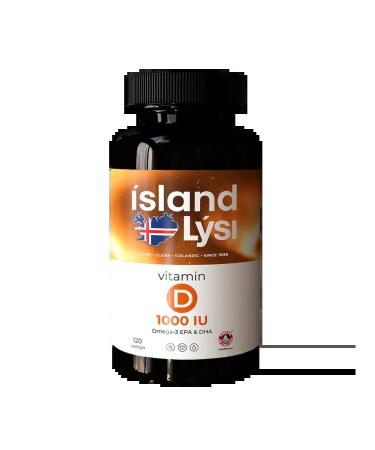 Lysi omega-3 with vitamin D 1000 me capsules of 150 mg 120 pcs