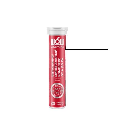 Wow Vitamins vitamin-mineral complex from A to Zn with Aro ...