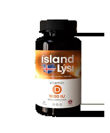 Lysi omega-3 with vitamin D 1000 ME capsules of 150 mg 60 pcs