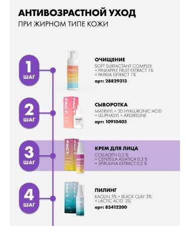 ART&FACT Face wrinkles cream 50 ml - Buy Online on GoSupps.com