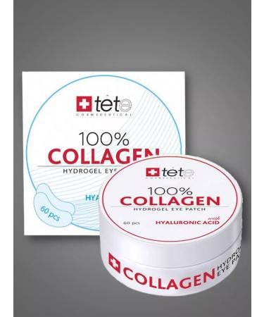 TETe Cosmeceutical Tete eye patches Tete Collagen 100 % Collagen 60 pieces