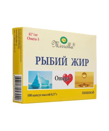 Mirrolla Fisheries Food Capsule weighing 370 mg 100 pcs - Buy Online on GoSupps.com