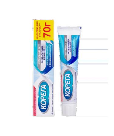 Korega Cream for fixation neutral taste 70 g 1 pcs