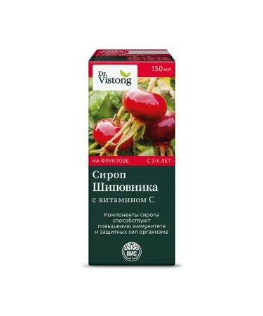 DR VISTONG Rosehip syrup with vitamin C FL 150 ml 1 pcs - Buy Online on GoSupps.com