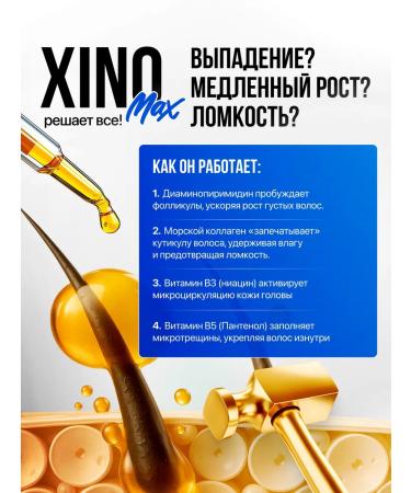 Xinomax Hair growth lotion 10% 50ml - Buy Online on GoSupps.com