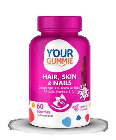 YOUR GUMMIE Skin hair nails. 60 marmalade. T rkiye