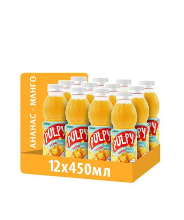 PULPY Sokom-containing pineapple 450ml x 12