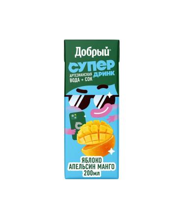 Kind Drink Active Kid apple-Apelsin-mango 200ml x 27 - Buy Online on GoSupps.com