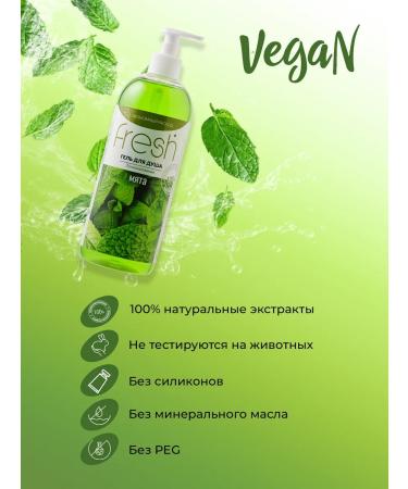 MODUM Shower gel tonic mint 750 ml 2 pcs - Buy Online on GoSupps.com